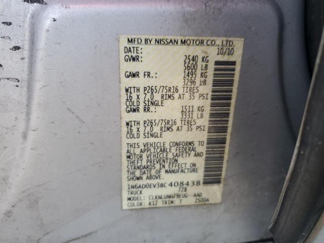 Photo 9 VIN: 1N6AD0EV3BC408438 - NISSAN FRONTIER S 