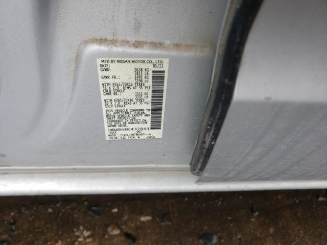 Photo 9 VIN: 1N6AD0EV3BC437843 - NISSAN FRONTIER S 