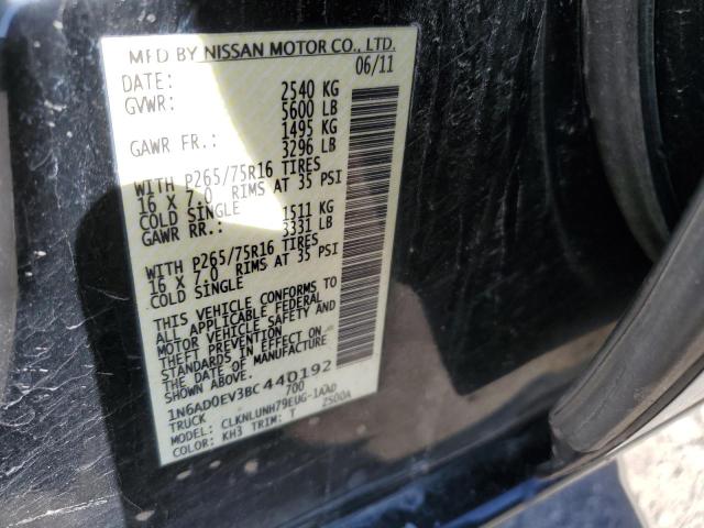 Photo 11 VIN: 1N6AD0EV3BC440192 - NISSAN FRONTIER 