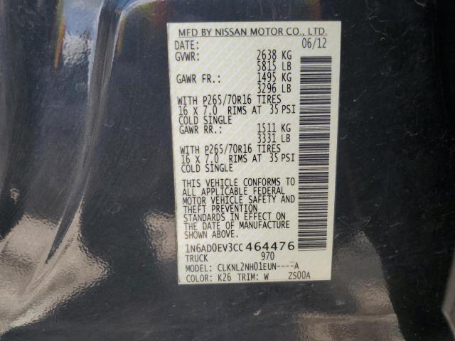 Photo 11 VIN: 1N6AD0EV3CC464476 - NISSAN FRONTIER S 