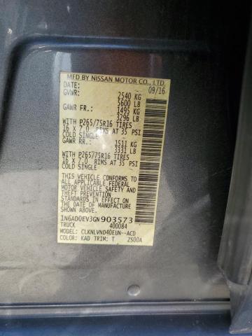 Photo 11 VIN: 1N6AD0EV3GN903573 - NISSAN FRONTIER S 
