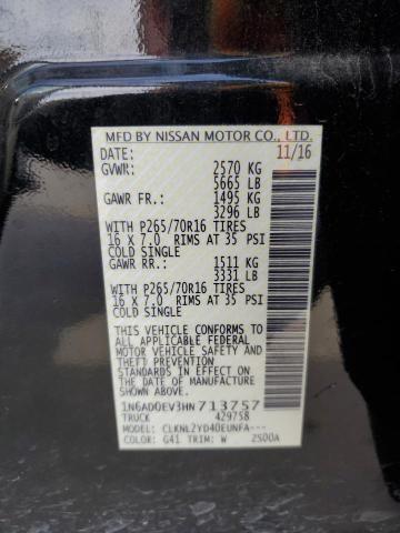 Photo 11 VIN: 1N6AD0EV3HN713757 - NISSAN FRONTIER 