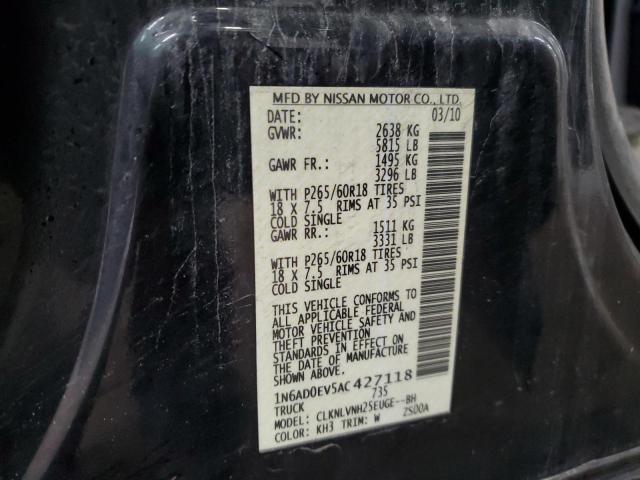 Photo 11 VIN: 1N6AD0EV5AC427118 - NISSAN FRONTIER 