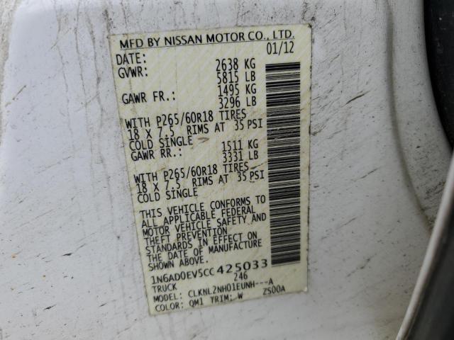 Photo 12 VIN: 1N6AD0EV5CC425033 - NISSAN FRONTIER S 