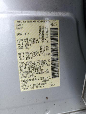 Photo 12 VIN: 1N6AD0EV5FN739841 - NISSAN FRONTIER 