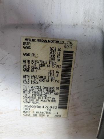 Photo 12 VIN: 1N6AD0EV6BC426982 - NISSAN FRONTIER 