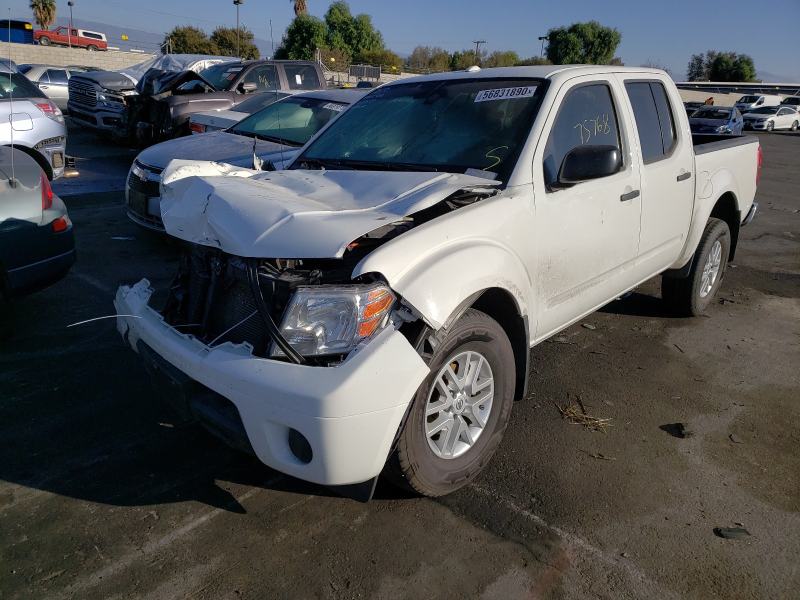 Photo 1 VIN: 1N6AD0EV6EN748093 - NISSAN FRONTIER S 