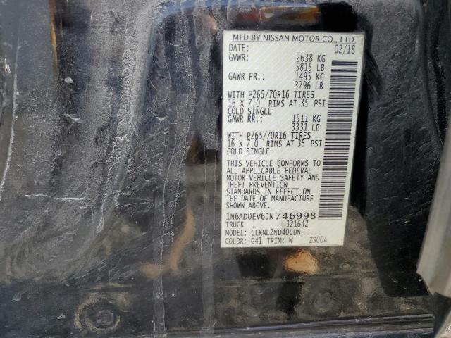 Photo 9 VIN: 1N6AD0EV6JN746998 - NISSAN FRONTIER S 