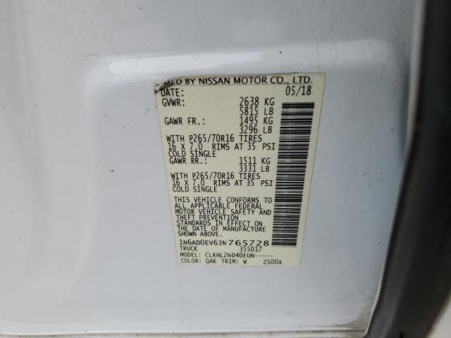 Photo 12 VIN: 1N6AD0EV6JN765728 - NISSAN FRONTIER S 