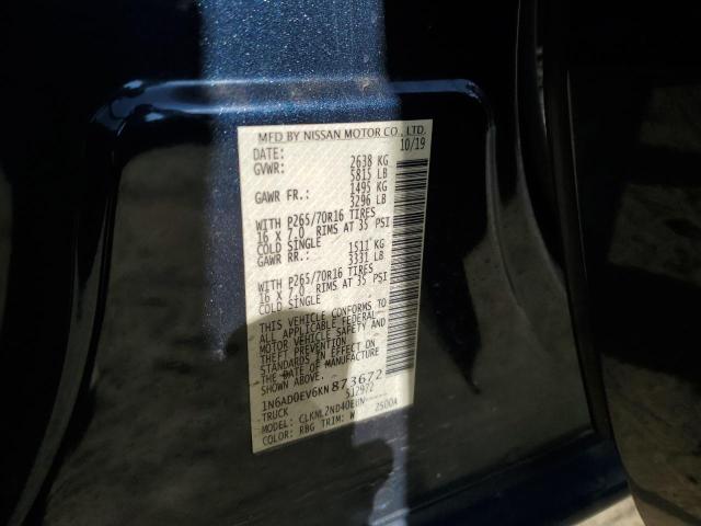 Photo 12 VIN: 1N6AD0EV6KN873672 - NISSAN FRONTIER S 