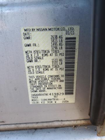 Photo 11 VIN: 1N6AD0EV7BC419829 - NISSAN FRONTIER S 