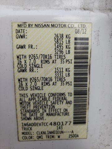 Photo 11 VIN: 1N6AD0EV7CC480177 - NISSAN FRONTIER 