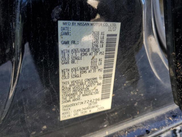 Photo 11 VIN: 1N6AD0EV7JN724296 - NISSAN FRONTIER S 