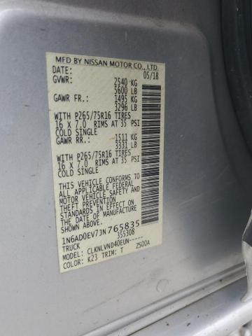 Photo 11 VIN: 1N6AD0EV7JN765835 - NISSAN FRONTIER 