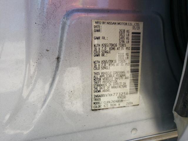 Photo 11 VIN: 1N6AD0EV7KN773256 - NISSAN FRONTIER S 