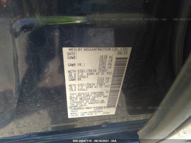 Photo 8 VIN: 1N6AD0EV7KN796505 - NISSAN FRONTIER 