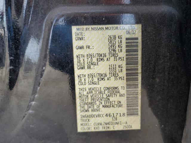 Photo 11 VIN: 1N6AD0EV8CC461718 - NISSAN FRONTIER S 