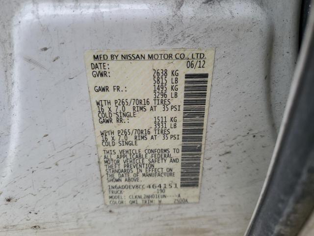 Photo 11 VIN: 1N6AD0EV8CC464151 - NISSAN FRONTIER S 