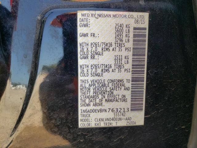 Photo 12 VIN: 1N6AD0EV8FN763213 - NISSAN FRONTIER S 