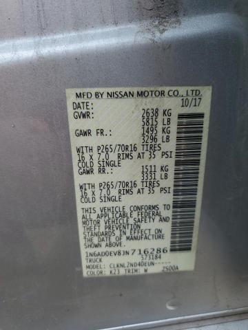 Photo 11 VIN: 1N6AD0EV8JN716286 - NISSAN FRONTIER 