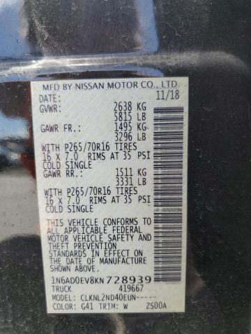 Photo 12 VIN: 1N6AD0EV8KN728939 - NISSAN FRONTIER S 