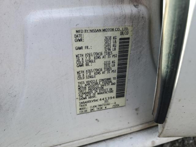 Photo 11 VIN: 1N6AD0EV9AC445394 - NISSAN FRONTIER C 