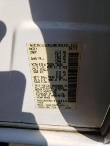 Photo 9 VIN: 1N6AD0EV9BC430346 - NISSAN FRONTIER S 