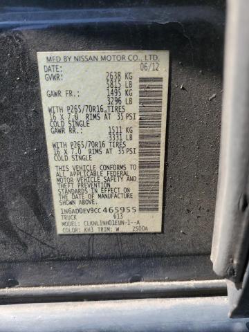 Photo 11 VIN: 1N6AD0EV9CC465955 - NISSAN FRONTIER 