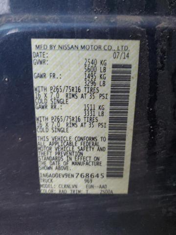 Photo 11 VIN: 1N6AD0EV9EN768645 - NISSAN FRONTIER 