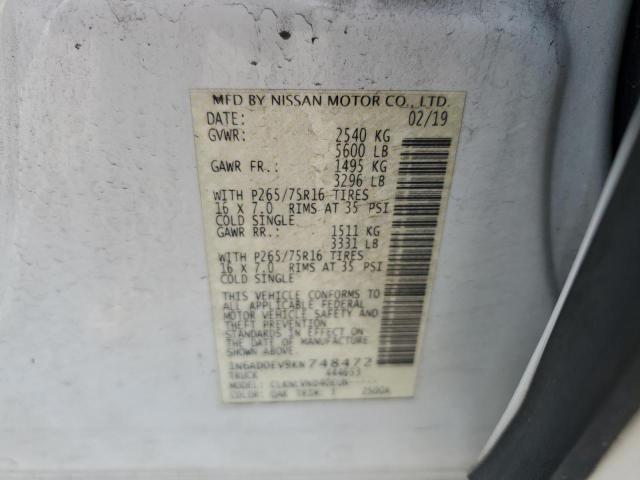 Photo 11 VIN: 1N6AD0EV9KN748472 - NISSAN FRONTIER 