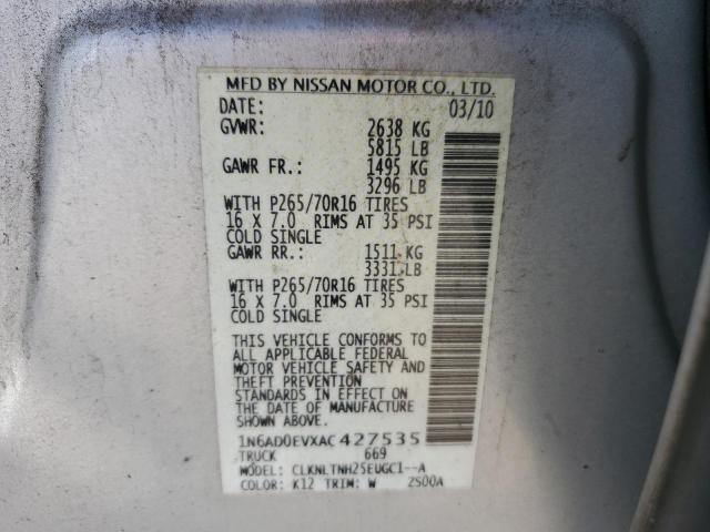 Photo 11 VIN: 1N6AD0EVXAC427535 - NISSAN FRONTIER C 