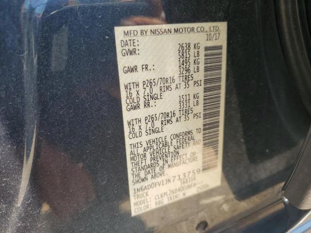 Photo 11 VIN: 1N6AD0FV1JN713759 - NISSAN FRONTIER S 