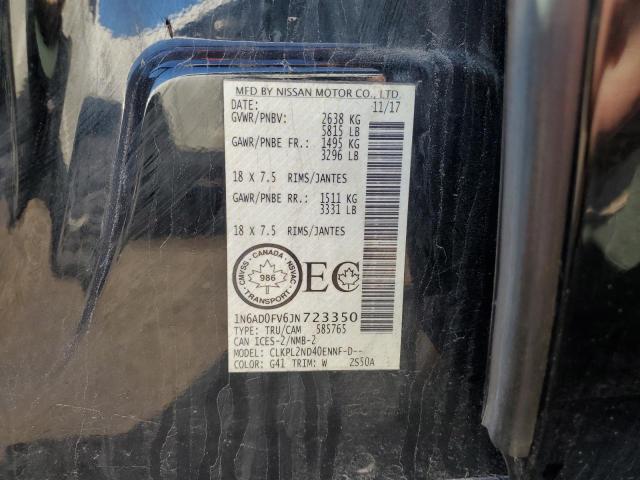 Photo 11 VIN: 1N6AD0FV6JN723350 - NISSAN FRONTIER 