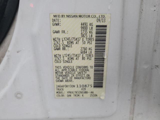 Photo 9 VIN: 1N6AF0KY3DN110875 - NISSAN NV 3500 