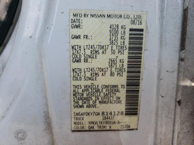 Photo 9 VIN: 1N6AF0KY7GN814128 - NISSAN NV 2500 S 