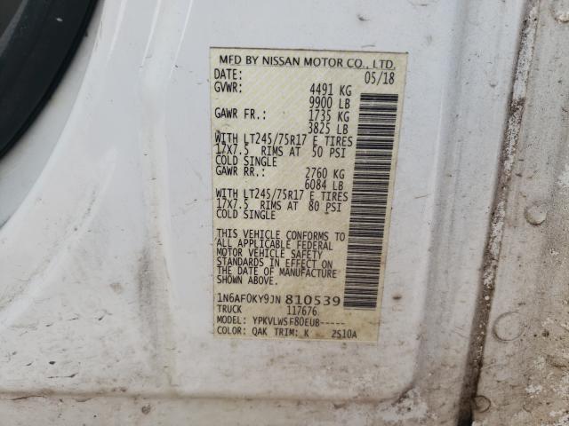 Photo 9 VIN: 1N6AF0KY9JN810539 - NISSAN NV 2500 S 