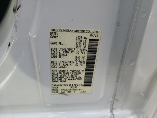 Photo 9 VIN: 1N6AF0KY9KN810526 - NISSAN NV 2500 S 