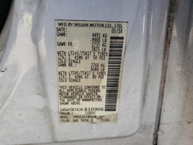 Photo 9 VIN: 1N6AF0KYXJN810906 - NISSAN NV 2500 S 