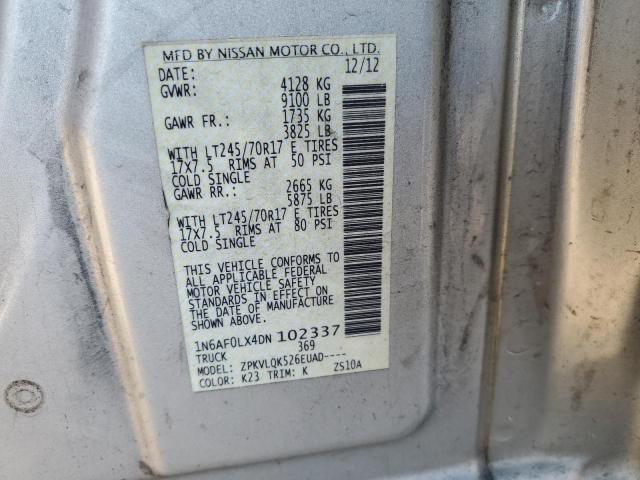 Photo 12 VIN: 1N6AF0LX4DN102337 - NISSAN NV 