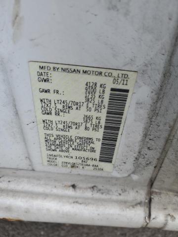 Photo 11 VIN: 1N6AF0LY4CN105696 - NISSAN NV 2500 