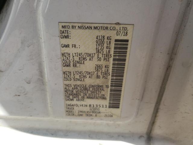 Photo 9 VIN: 1N6AF0LY4JN813511 - NISSAN NV 2500 S 