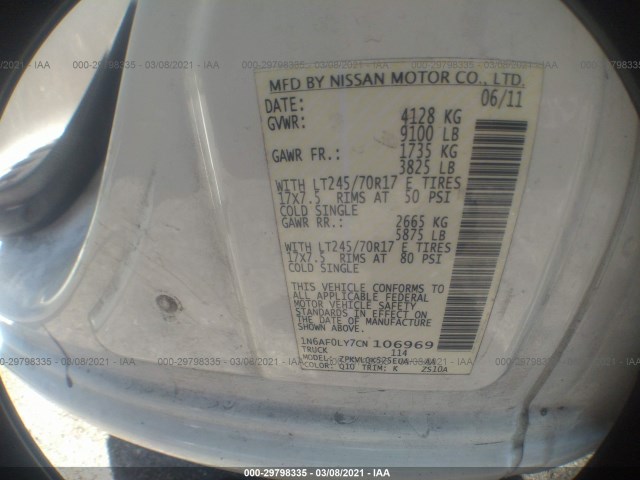 Photo 8 VIN: 1N6AF0LY7CN106969 - NISSAN NV 