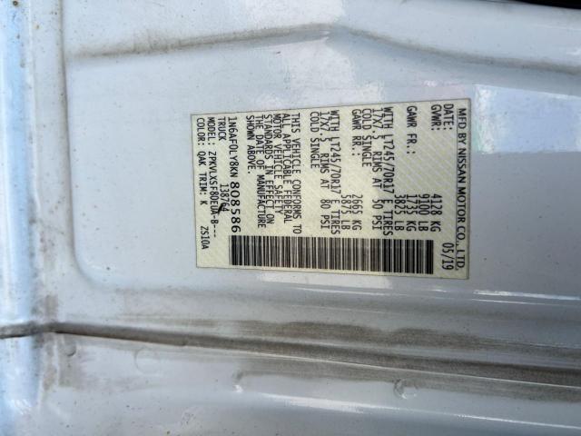 Photo 9 VIN: 1N6AF0LY8KN808586 - NISSAN NV 