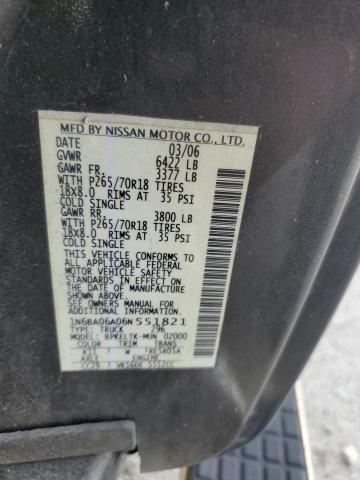 Photo 11 VIN: 1N6BA06A06N551821 - NISSAN TITAN 