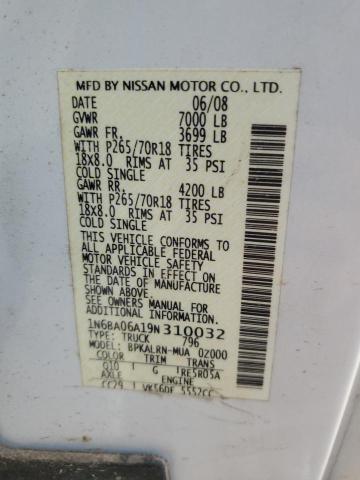 Photo 11 VIN: 1N6BA06A19N310032 - NISSAN TITAN 