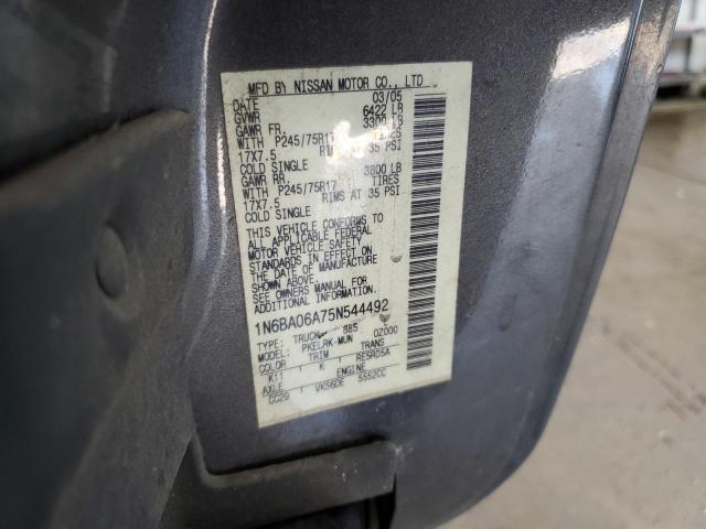 Photo 12 VIN: 1N6BA06A75N544492 - NISSAN TITAN 