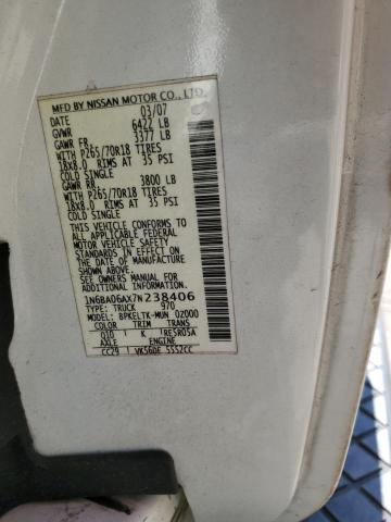 Photo 12 VIN: 1N6BA06AX7N238406 - NISSAN TITAN 