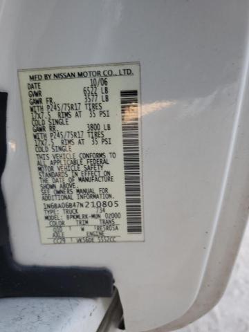 Photo 12 VIN: 1N6BA06B47N210805 - NISSAN TITAN XE 