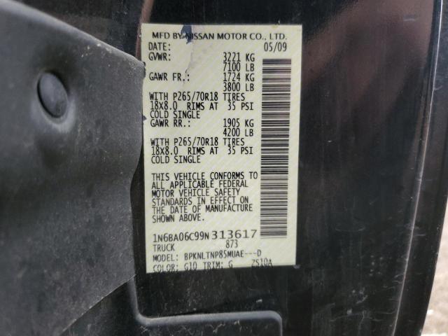 Photo 12 VIN: 1N6BA06C99N313617 - NISSAN TITAN 