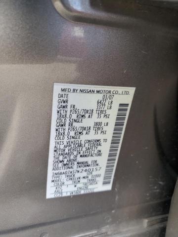 Photo 11 VIN: 1N6BA07A57N240157 - NISSAN TITAN 